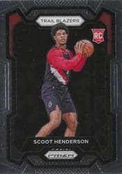 2023-24 Panini Prizm Base Set Scoot Henderson #141 card