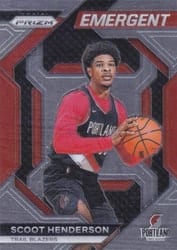 2023-24 Panini Prizm Emergent Scoot Henderson #16 card