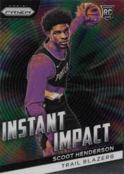 2023-24 Panini Prizm Instant Impact Scoot Henderson #9 card