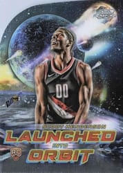 2023-24 Topps Chrome Cosmic Launched Into Orbit Scoot Henderson #LIO-4 card