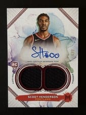 2023-24 Topps Motif Motif Rookie Dual Relic Autographs Scoot Henderson #103 card