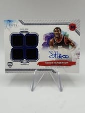 2023-24 Topps Motif Motif Rookie Quad Relic Auto Scoot Henderson #MQA-SH card