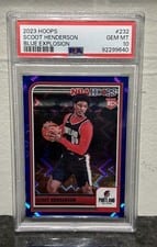 2023 Panini Hoops Scoot Henderson Blue Explosion #232 card