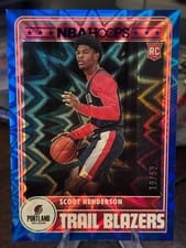 2023 Panini Hoops Scoot Henderson Blue Explosion #297 card