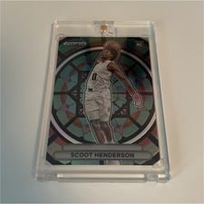 2023 Panini Prizm Draft Picks Stained Glass Scoot Henderson #8 card