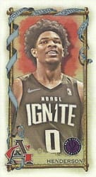 2023 Topps Allen & Ginter Minis Scoot Henderson #265 card