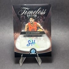 2025-26 Bowman Timeless Touch Signatures Scoot Henderson #TTA-SH card