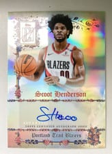 2025-26 Topps Signature Class Manuscripts Scoot Henderson #MS-SH card