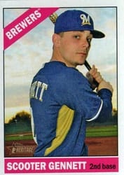 2015 Topps Heritage Base Set Scooter Gennett #95 card