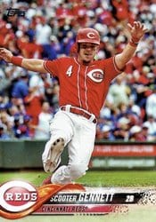 2018 Topps Base Set Scooter Gennett #153 card