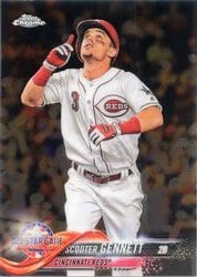 2018 Topps Chrome Update Base Set Scooter Gennett #HMT91 card