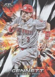 2018 Topps Fire Base Set Scooter Gennett #76 card
