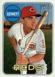 2018 Topps Heritage Base Set Scooter Gennett #401 card