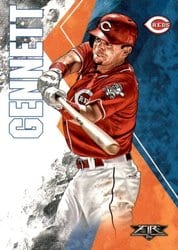 2019 Topps Fire Base Set Scooter Gennett #162 card