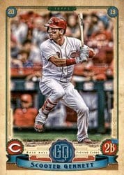 2019 Topps Gypsy Queen Base Set Scooter Gennett #173 card
