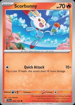 Stellar Crown Scorbunny #26 card