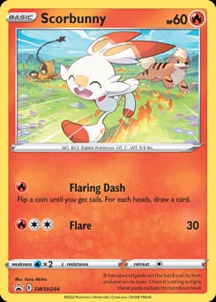 SWSH Black Star Promos Scorbunny #SWSH244 card