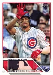 2023 Topps Update Base Set Scorching Start #US41 card