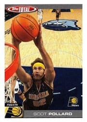 2004-05 Topps Total Base Set Scot Pollard #292 card