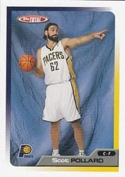 2005-06 Topps Total Base Set Scot Pollard #314 card