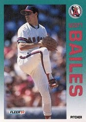 1992 Fleer Base Set Scott Bailes #53 card