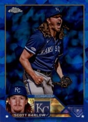 2023 Topps Chrome Sapphire Edition Base Set Scott Barlow #9 card