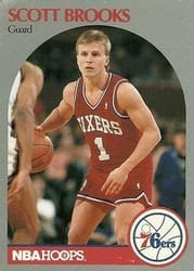 1990-91 Hoops Base Set Scott Brooks #226 card