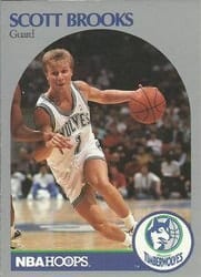 1990-91 Hoops Base Set Scott Brooks #419 card