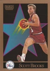 1990-91 SkyBox Base Set Scott Brooks #212 card