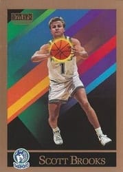 1990-91 SkyBox Base Set Scott Brooks #396 card