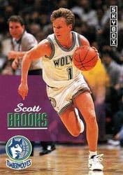 1992-93 SkyBox Base Set Scott Brooks #142 card