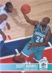 1994-95 Hoops Base Set Scott Burrell #17 card