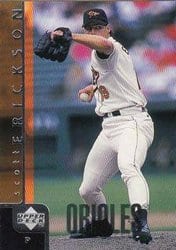 1998 Upper Deck Base Set Scott Erickson #34 card