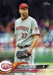 2018 Topps Base Set Scott Feldman #57 card