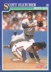 1991 Score Base Set Scott Fletcher #36 card