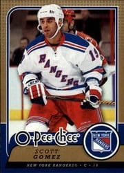 2008-09 O-Pee-Chee Base Set Scott Gomez #102 card