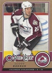 2008-09 O-Pee-Chee Base Set Scott Hannan #387 card