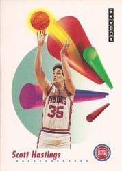 1991-92 SkyBox Base Set Scott Hastings #83 card