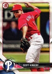 2018 Bowman Prospects Scott Kingery #BP65 card