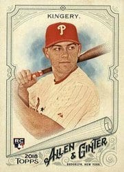 2018 Topps Allen & Ginter Base Set Scott Kingery #167 card