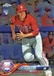 2018 Topps Chrome Base Set Scott Kingery #126 card