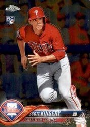 2018 Topps Chrome Update Base Set Scott Kingery #HMT24 card