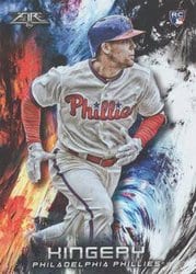2018 Topps Fire Base Set Scott Kingery #22 card