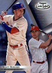 2018 Topps Gold Label Base Set Scott Kingery #100 card
