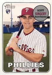 2018 Topps Heritage Base Set Scott Kingery #511c card