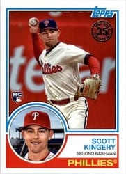 2018 Topps Update 1983 Topps Scott Kingery #83-3 card