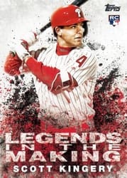 2018 Topps Update Legends in the Making Scott Kingery #LITM-3 card