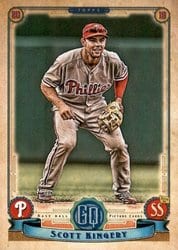 2019 Topps Gypsy Queen Base Set Scott Kingery #209 card