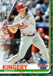 2019 Topps Holiday Base Set Scott Kingery #HW80 card