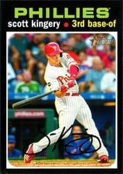 2020 Topps Heritage Base Set Scott Kingery #23 card